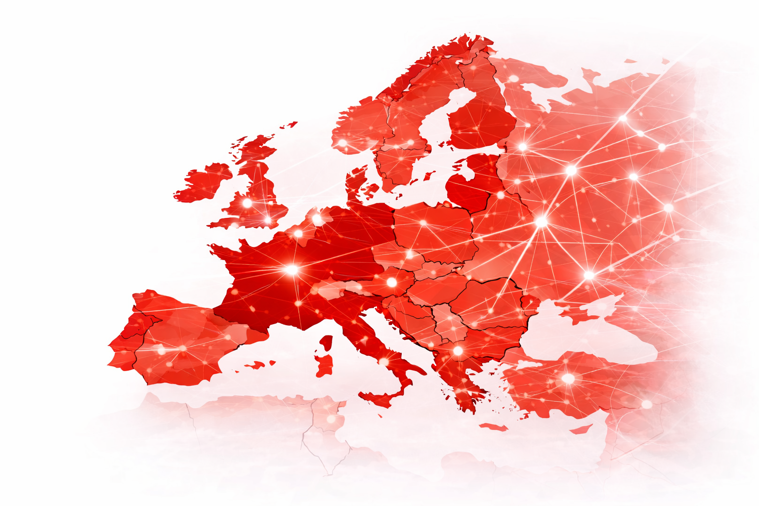 Carte Europe - réseau d'intervention