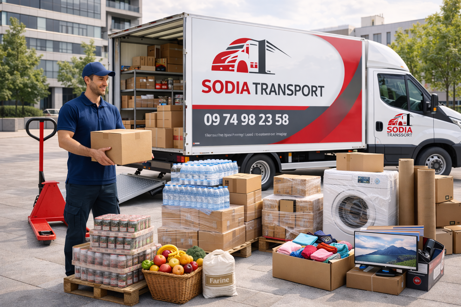 Tous types de marchandises transport express